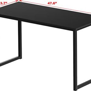 SHW Home Office 48-Inch Computer Desk, Black