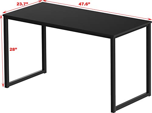 SHW Home Office 48-Inch Computer Desk, Black