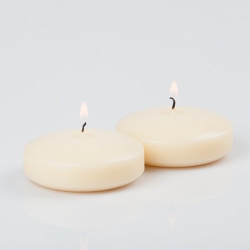 Richland® 3" Floating Candles Ivory Unscented Set of 12