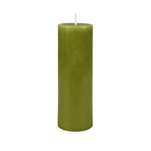 zest candle pillar candle, 2 by 6-inch, sage green