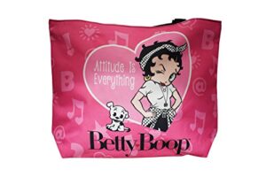 betty boop large tote bag – attitude is everything