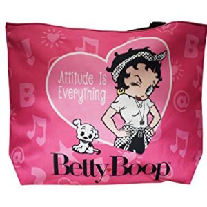 Betty Boop Large Tote Bag - Attitude is Everything