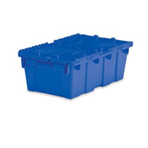 medium storage tote with lid 19.7″l x 11.8″ w x 7.3″h – blue