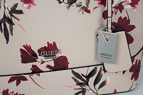 GUESS Women's Logo Embossed Floral Tote Bag Handbag