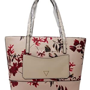 GUESS Women's Logo Embossed Floral Tote Bag Handbag