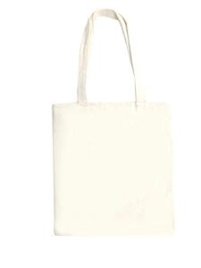 nuni unisex diy plain solid black canvas tote bag (small, beige/ 13″x13″)