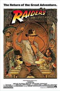indiana jones – raiders of the lost ark – movie poster (1982 re-release) (size: 24″ x 36″)