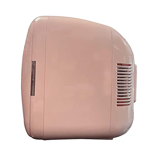 FRIGIDAIRE EFMIS462-PINK 12 Can Retro Mini Portable Personal Fridge/Cooler for Home, Office or Dorm, Pink