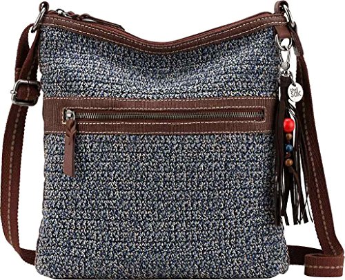 The Sak Lucia Crochet Crossbody Denim Static One Size