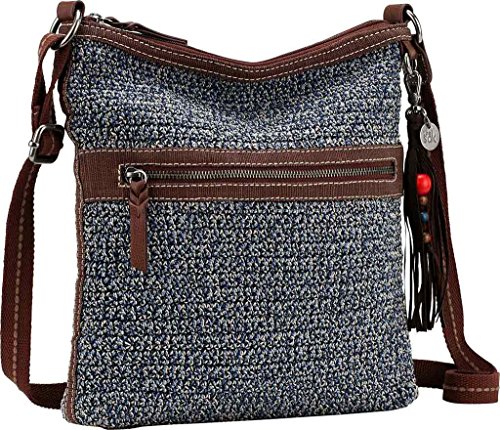 The Sak Lucia Crochet Crossbody Denim Static One Size