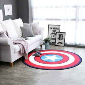 Area Rugs Rugs Living Room Pentagram Bedroom Round Mat Floor Carpet Baby Crawling Pad Multi-Function Fashion Pads