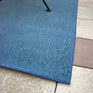 KOECKRITZ 2.5'X9' Runner - Cobalt - Indoor/Outdoor Area Rug Carpet, Runners & Stair Treads with a Premium Nylon Fabric Finished Edges