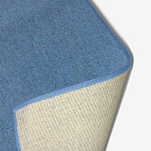 KOECKRITZ 2.5'X9' Runner - Cobalt - Indoor/Outdoor Area Rug Carpet, Runners & Stair Treads with a Premium Nylon Fabric Finished Edges