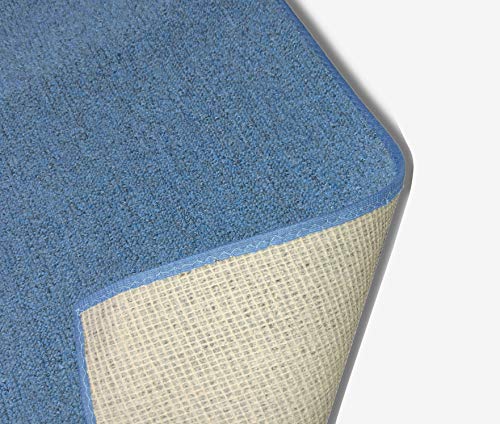 KOECKRITZ 2.5'X9' Runner - Cobalt - Indoor/Outdoor Area Rug Carpet, Runners & Stair Treads with a Premium Nylon Fabric Finished Edges