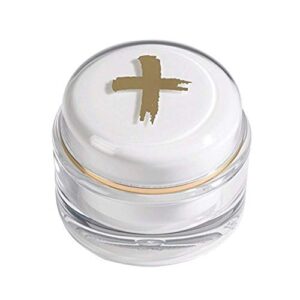 Church Supply for Ash Wednesday Easter Service 2" White Acrylic Container Ashes Pyx