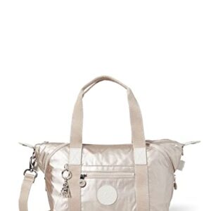 Kipling Art Mini, Silver (Metallic Glow)