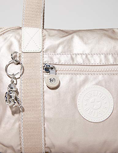 Kipling Art Mini, Silver (Metallic Glow)