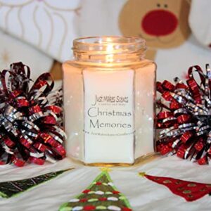 Just Makes Scents 3 Pack - Christmas Memories (Cinnamon, Clove & Vanilla) Blended Soy Candle