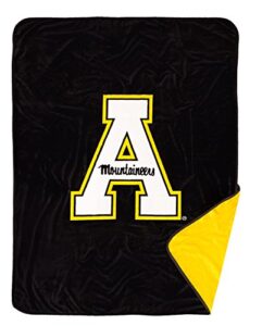 dormitory 101 appalachian state university premium quality plush fleece blanket – x large 60″x80″. fits queen or twin xl bedding. great