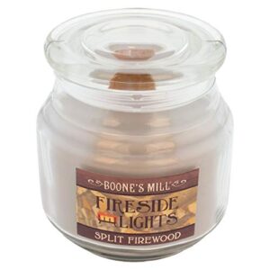 Squire Boone's Wooden Wick Fireside Scented Soy Candle (11.5 oz., Split Firewood)