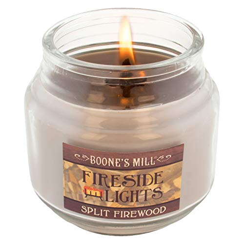 Squire Boone's Wooden Wick Fireside Scented Soy Candle (11.5 oz., Split Firewood)