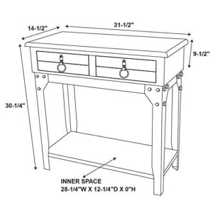 Powell Furniture Calypso Small Hall Console