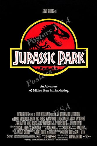 Posters USA - Jurassic Park Original Movie Poster Glossy Finish - MOV461 (24" x 36" (61cm x 91.5cm))