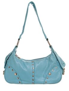 handbags for all studded hobo shoulder handbag