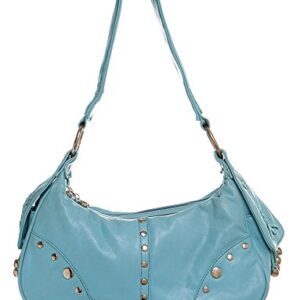 Handbags For All Studded Hobo Shoulder Handbag