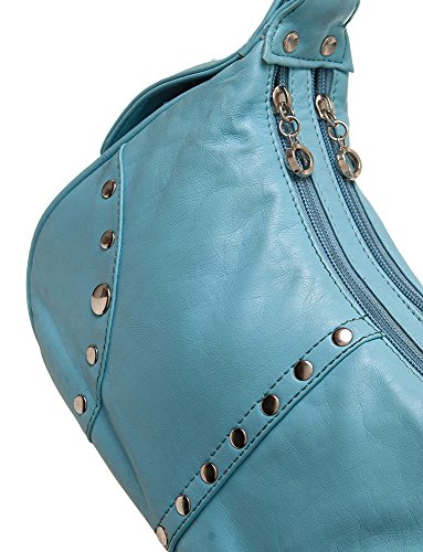 Handbags For All Studded Hobo Shoulder Handbag