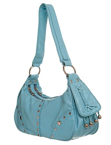 Handbags For All Studded Hobo Shoulder Handbag