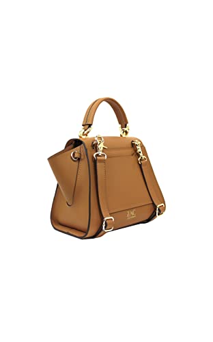 ZAC Zac Posen womens Eartha Iconic Backpack Convertible Top Handle Bag, Camel, One Size US