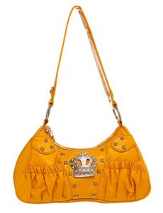 handbags for all crown inspired hobo shoulder handbag