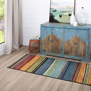 mohawk home rainbow area rugs, 2 x 5 ft, multi