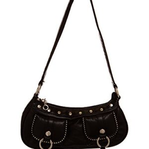 Handbags For All Small Western Inspired One Toned Studded Hobo women handbag Shoulder Handbag