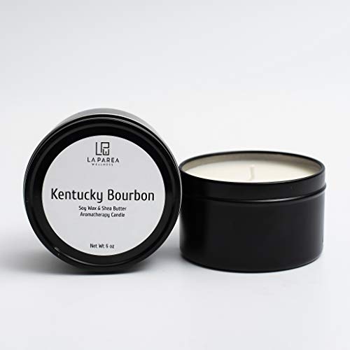 Kentucky Bourbon Candle Massage Candle Shea Butter and Soy Wax, Luxurious Hand Poured 6 oz