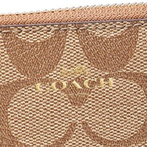 COACH(コーチ) Women Wallet, Khaki/Saddle, One Size