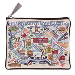 catstudio university of north carolina collegiate zipper pouch purse | holds your phone, coins, pencils, makeup, dog treats, & tech tools