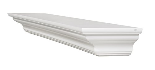 Pearl Mantels 618-48 Crestwood Wall Shelf, 48-Inch, White