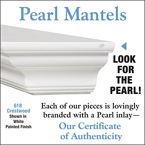 Pearl Mantels 618-48 Crestwood Wall Shelf, 48-Inch, White