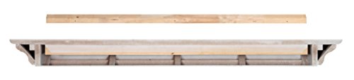 Pearl Mantels 618-48 Crestwood Wall Shelf, 48-Inch, White