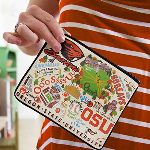 Catstudio Oregon State University Collegiate Zipper Pouch Purse | Holds Your Phone, Coins, Pencils, Makeup, Dog Treats, & Tech Tools