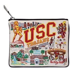 catstudio university of southern california (usc) collegiate zipper pouch purse | holds your phone, coins, pencils, makeup, dog treats, & tech tools