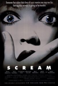 scream – 1996 – 11 x 17 movie poster – style b,bedroom