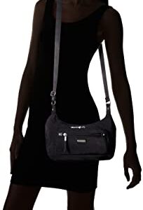 Baggallini Womens RFID Everyday Traveler Bag, Black, One Size US