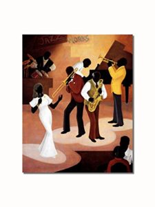 african american black jazz works night club wall picture 8×10 art print
