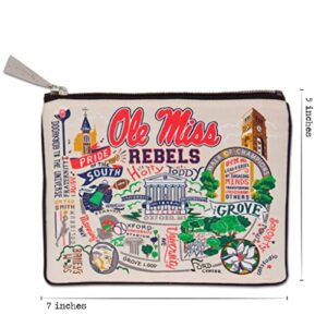 Catstudio University of Mississippi (Ole Miss) Collegiate Zipper Pouch Purse | Holds Your Phone, Coins, Pencils, Makeup, Dog Treats, & Tech Tools