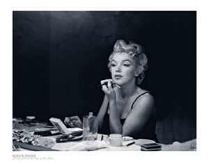 marilyn monroe backstage black and white celebrity icon poster print 16 by 20