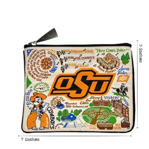 Catstudio Oklahoma State University Collegiate Zipper Pouch Purse | Holds Your Phone, Coins, Pencils, Makeup, Dog Treats, & Tech Tools