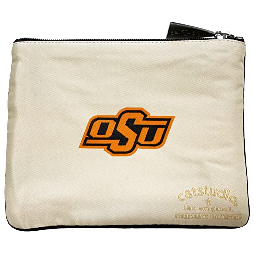 Catstudio Oklahoma State University Collegiate Zipper Pouch Purse | Holds Your Phone, Coins, Pencils, Makeup, Dog Treats, & Tech Tools